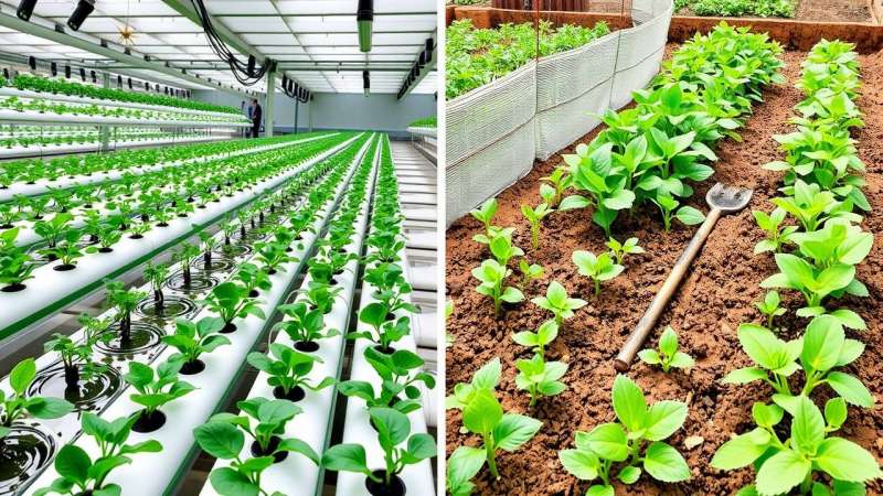 การปลูกผักไฮโดรโปรนิกส์ แตกต่างกับการปลูกผักแบบออแกนิกส์อย่างไร? product picture